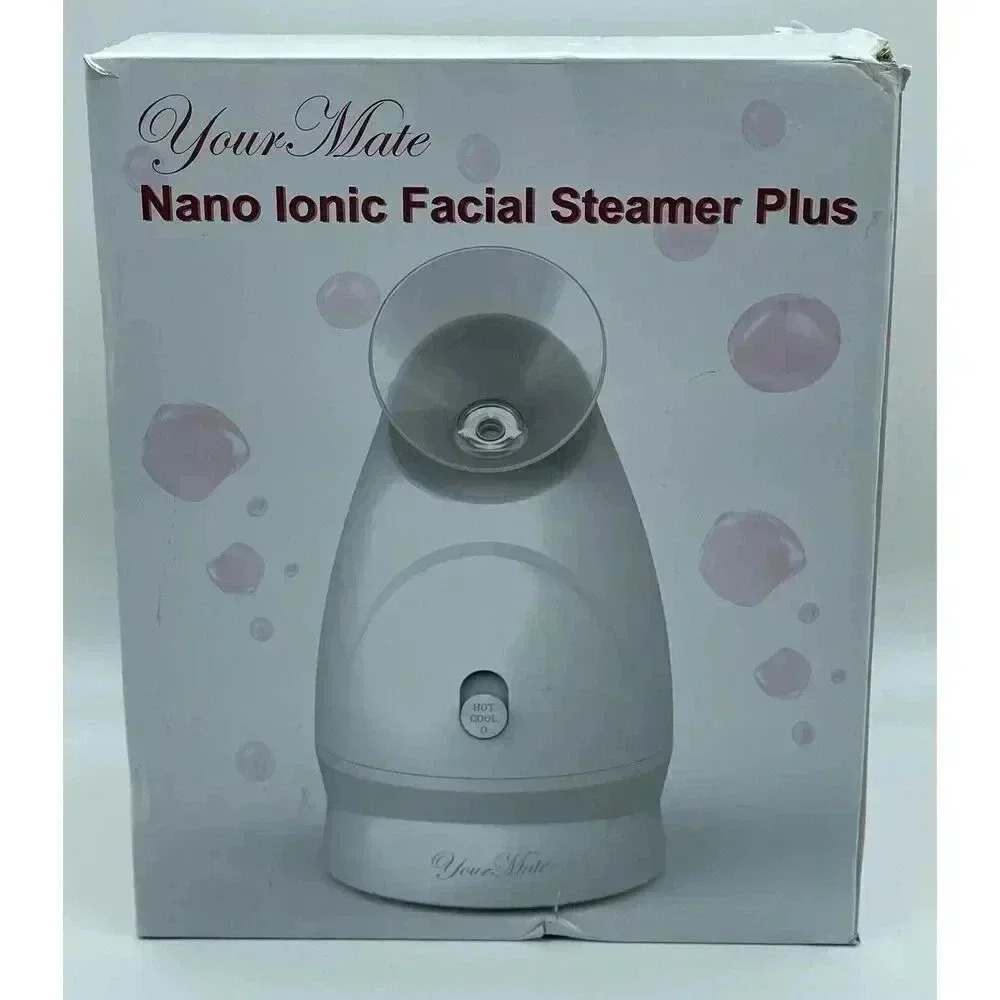 YourMate Facial Steamer Plus Nano Ionic Face Steamer Warm Cool Mist Humidifier